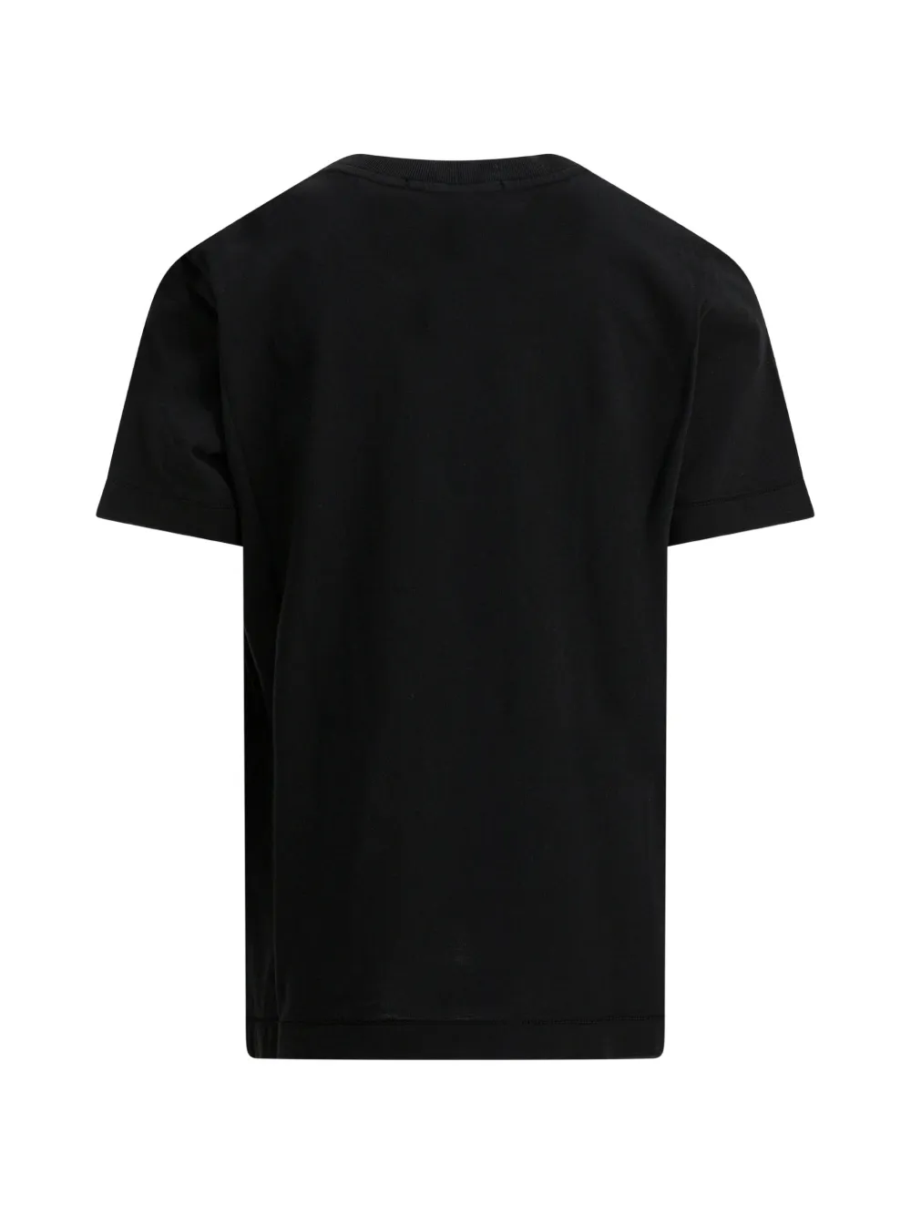 Stone Island Junior T-shirt met logopatch Zwart