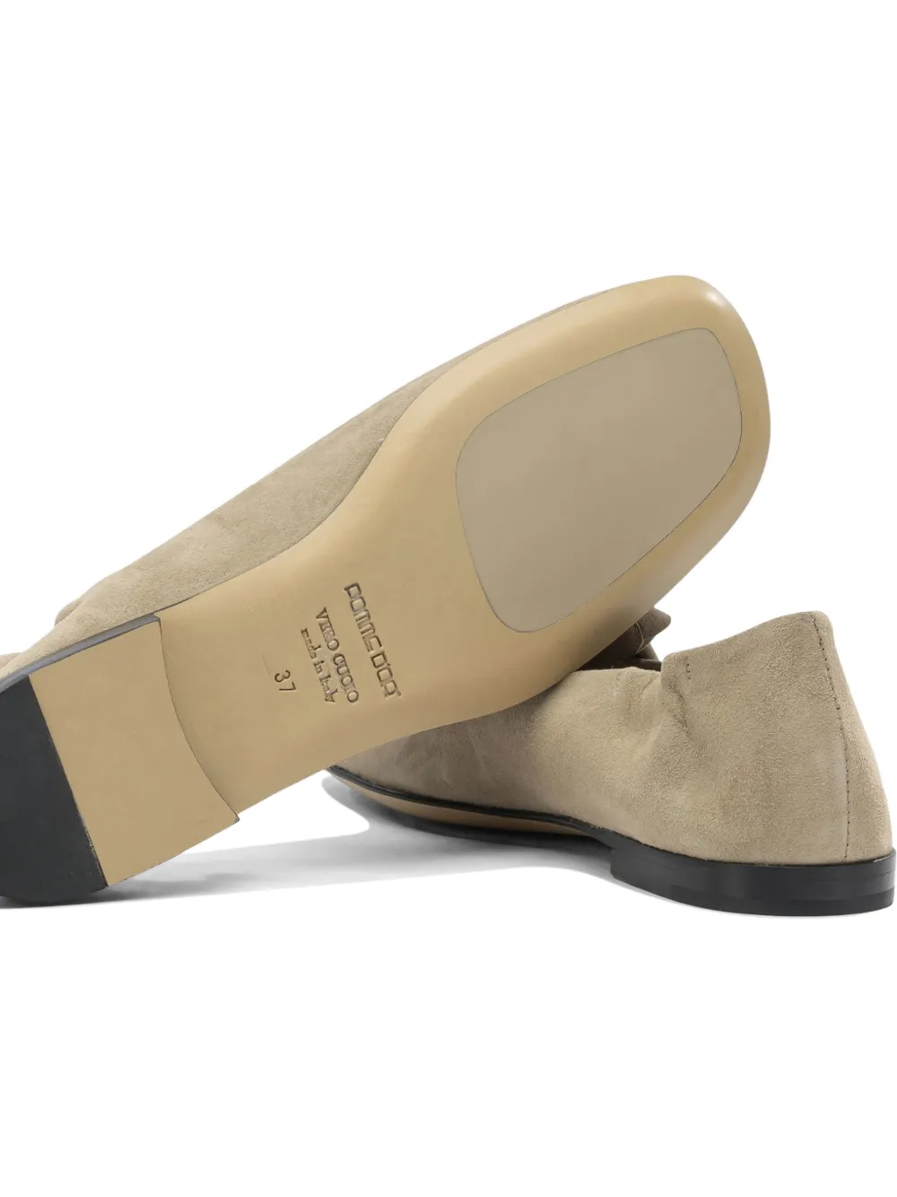 Pomme D´Or fringe-detail suede loafers Beige