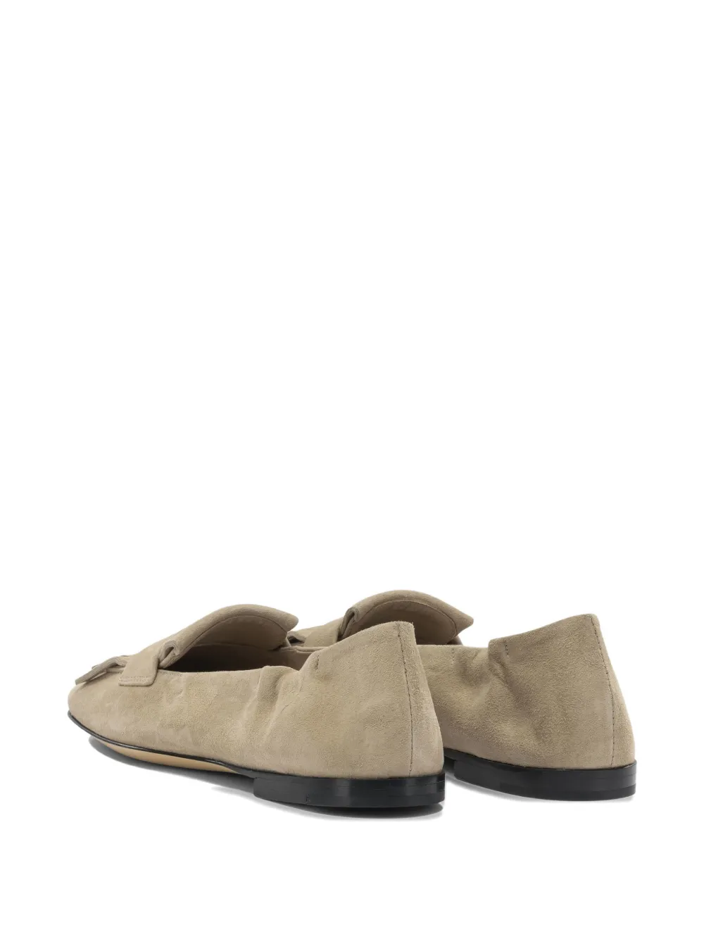 Pomme D´Or fringe-detail suede loafers Beige