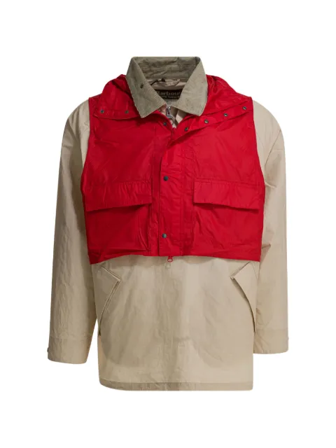 Barbour x Kaptain Sunshine colour-block coat