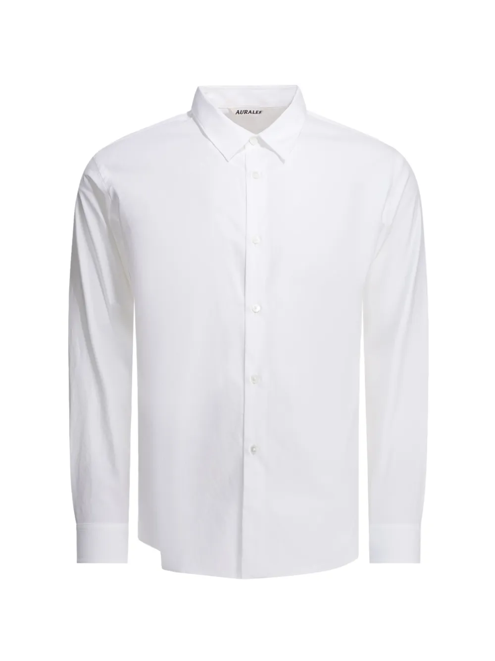 Auralee long-sleeve cotton shirt - Bianco