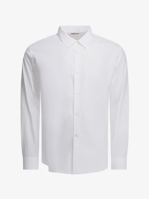 Auralee long-sleeve cotton shirt