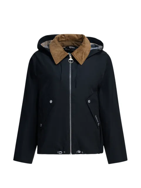 Barbour Weaver corduroy-collar hooded coat