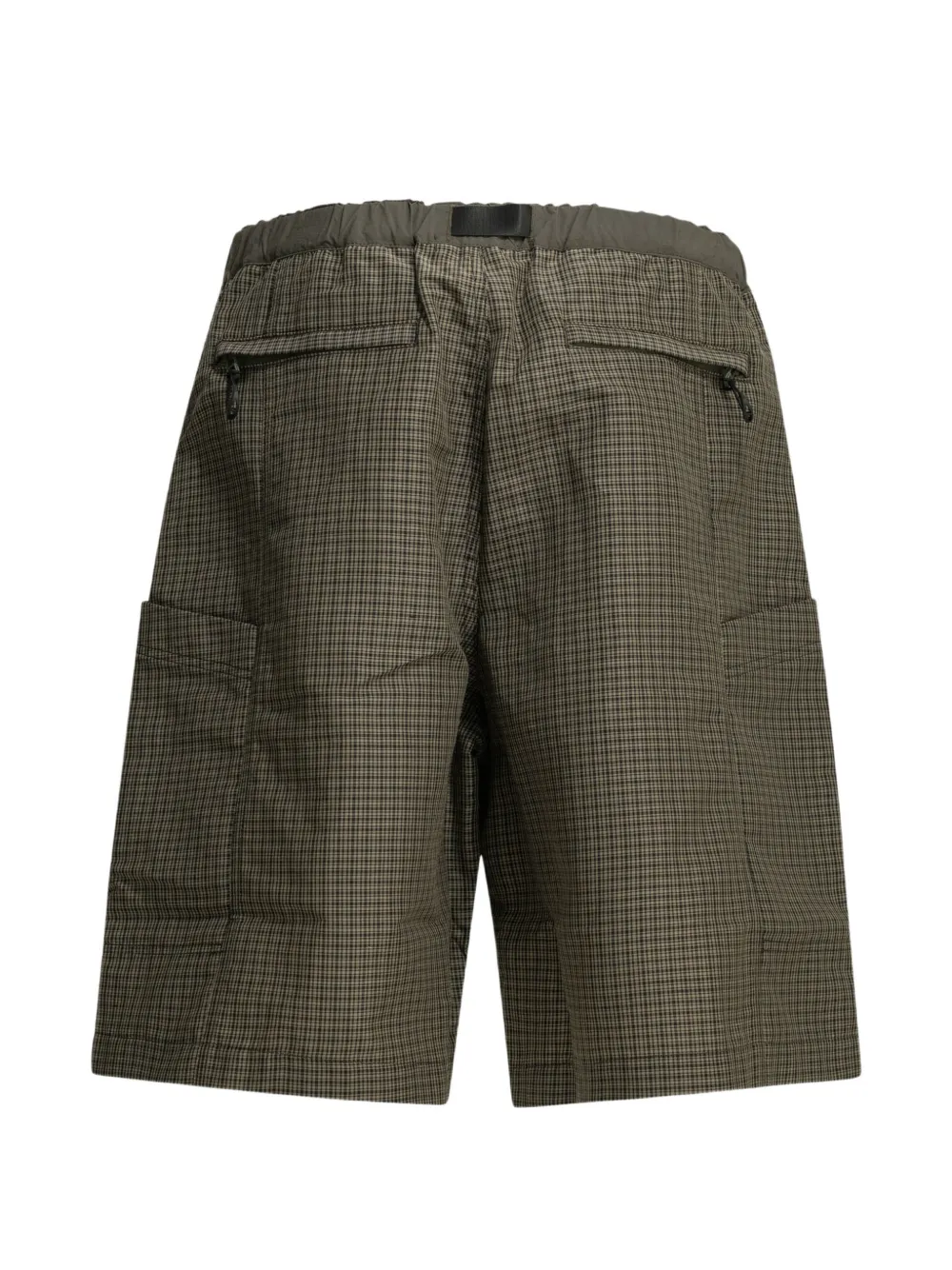 Comme des Garçons Homme Plus Vichy bermuda shorts met micro ruit Beige