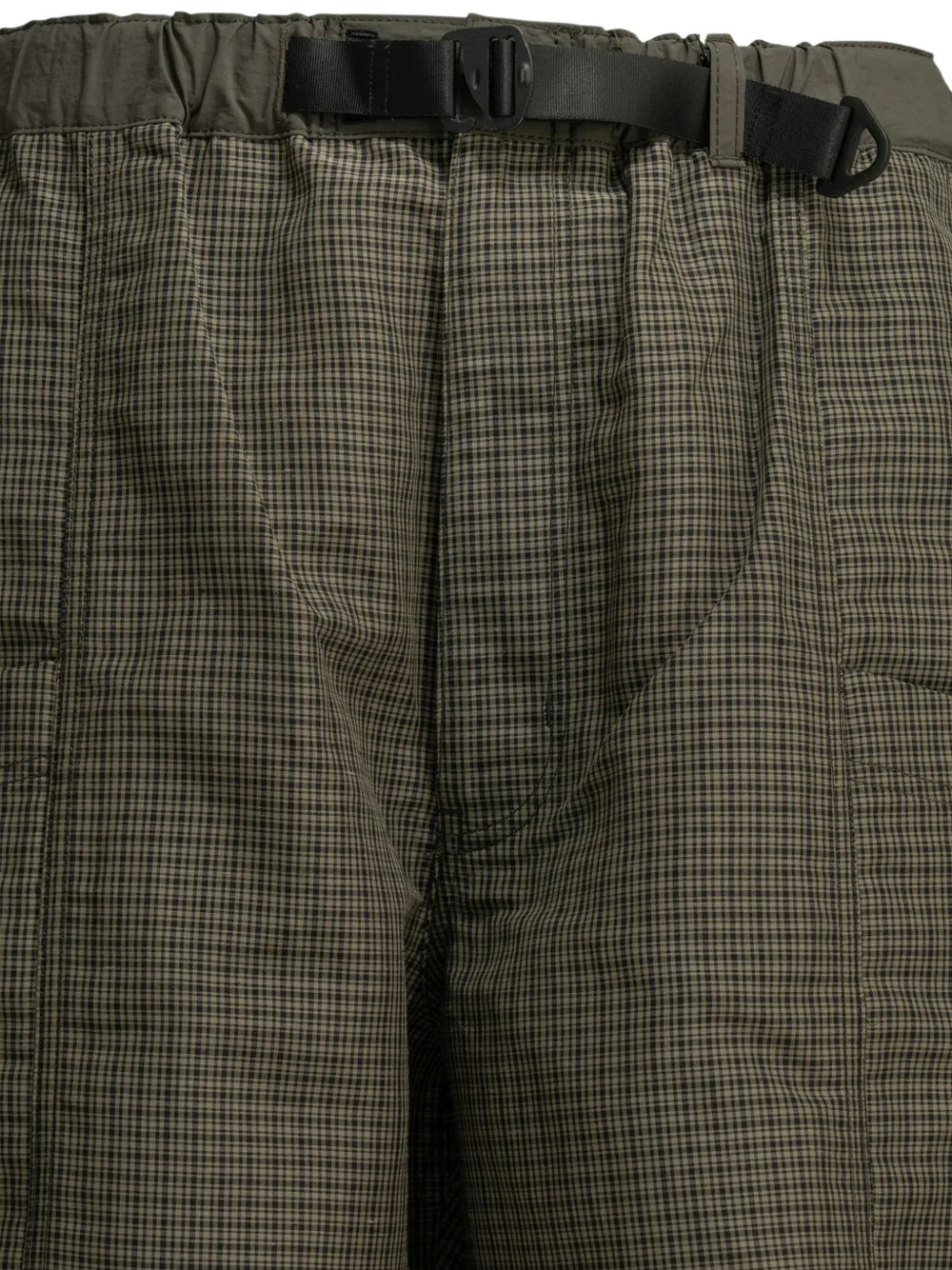 Comme des Garçons Homme Plus Vichy bermuda shorts met micro ruit Beige