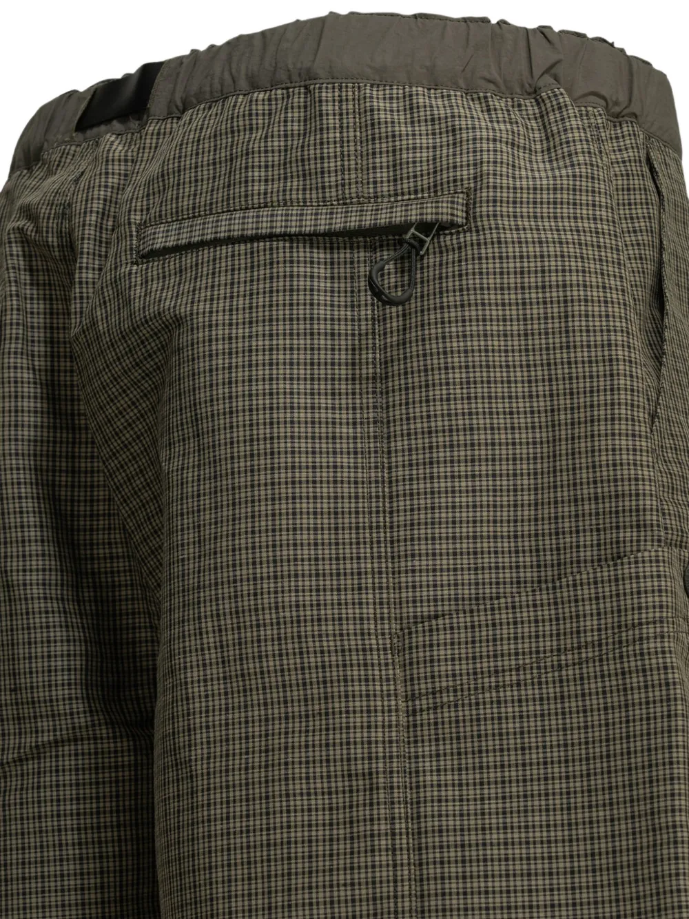 Comme des Garçons Homme Plus Vichy bermuda shorts met micro ruit Beige