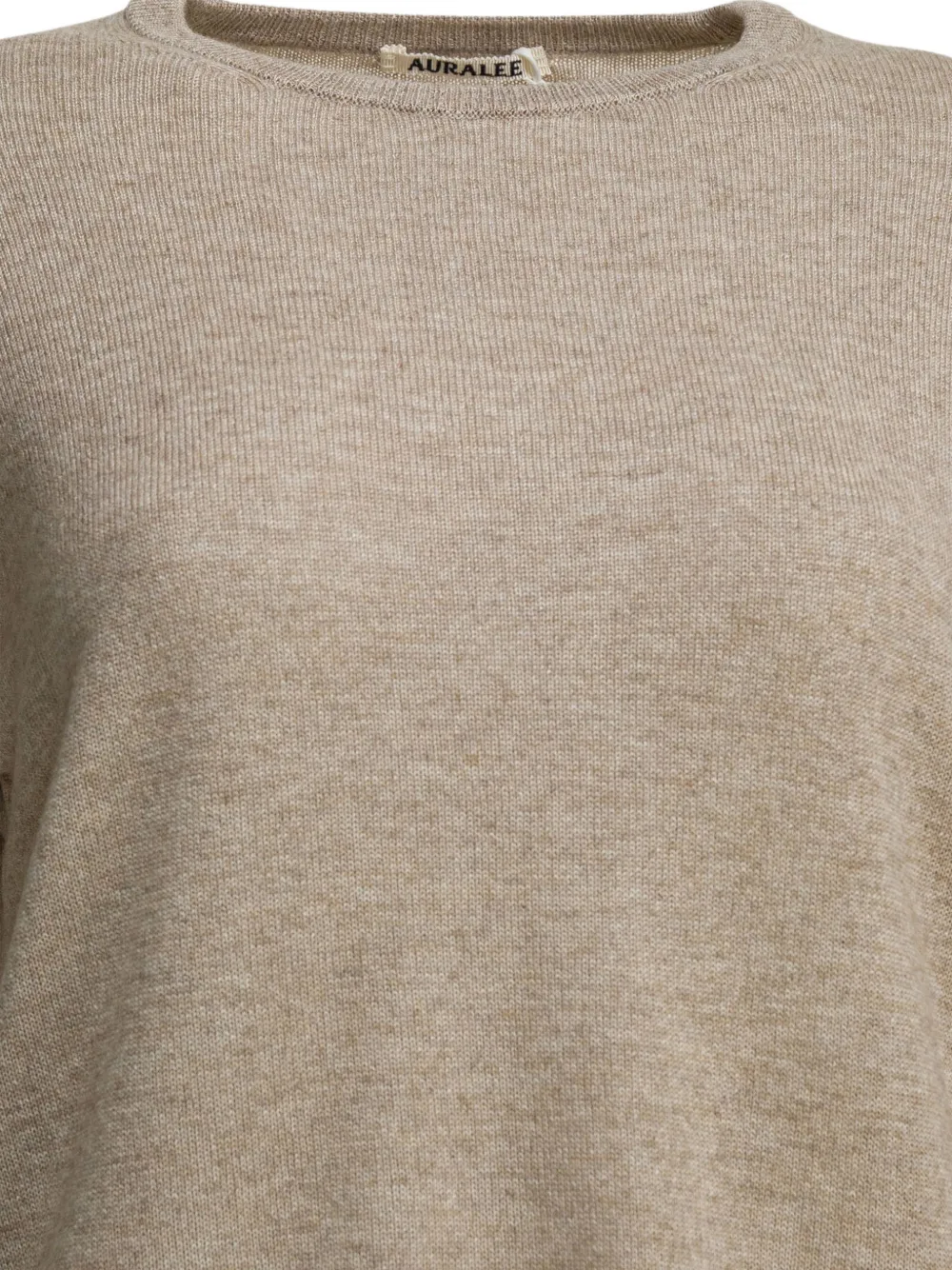 Auralee Trui van kasjmier-zijde Beige