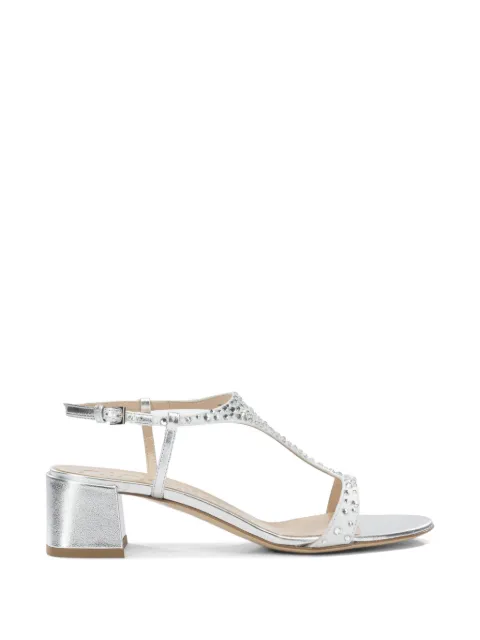 Ninalilou crystal-embellished leather sandals
