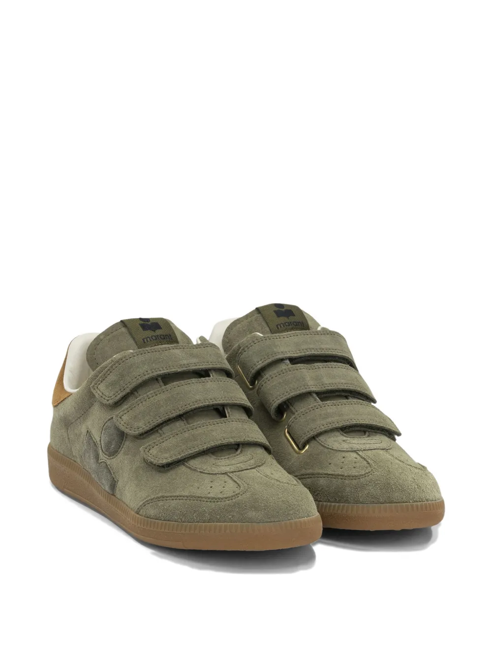 ISABEL MARANT Beth touch-strap sneakers Groen