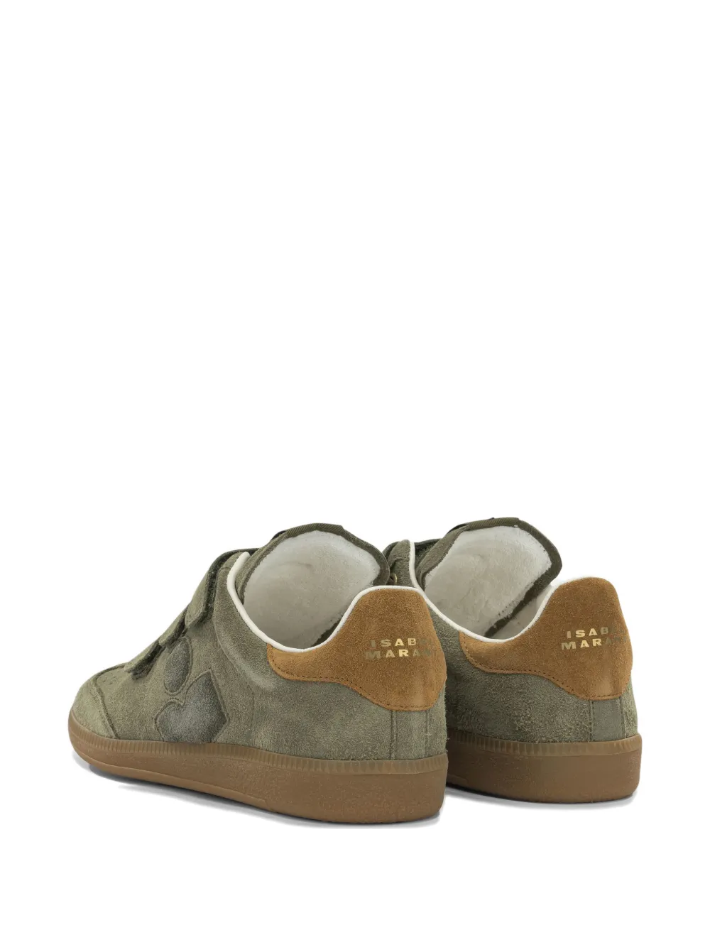 ISABEL MARANT Beth touch-strap sneakers Groen