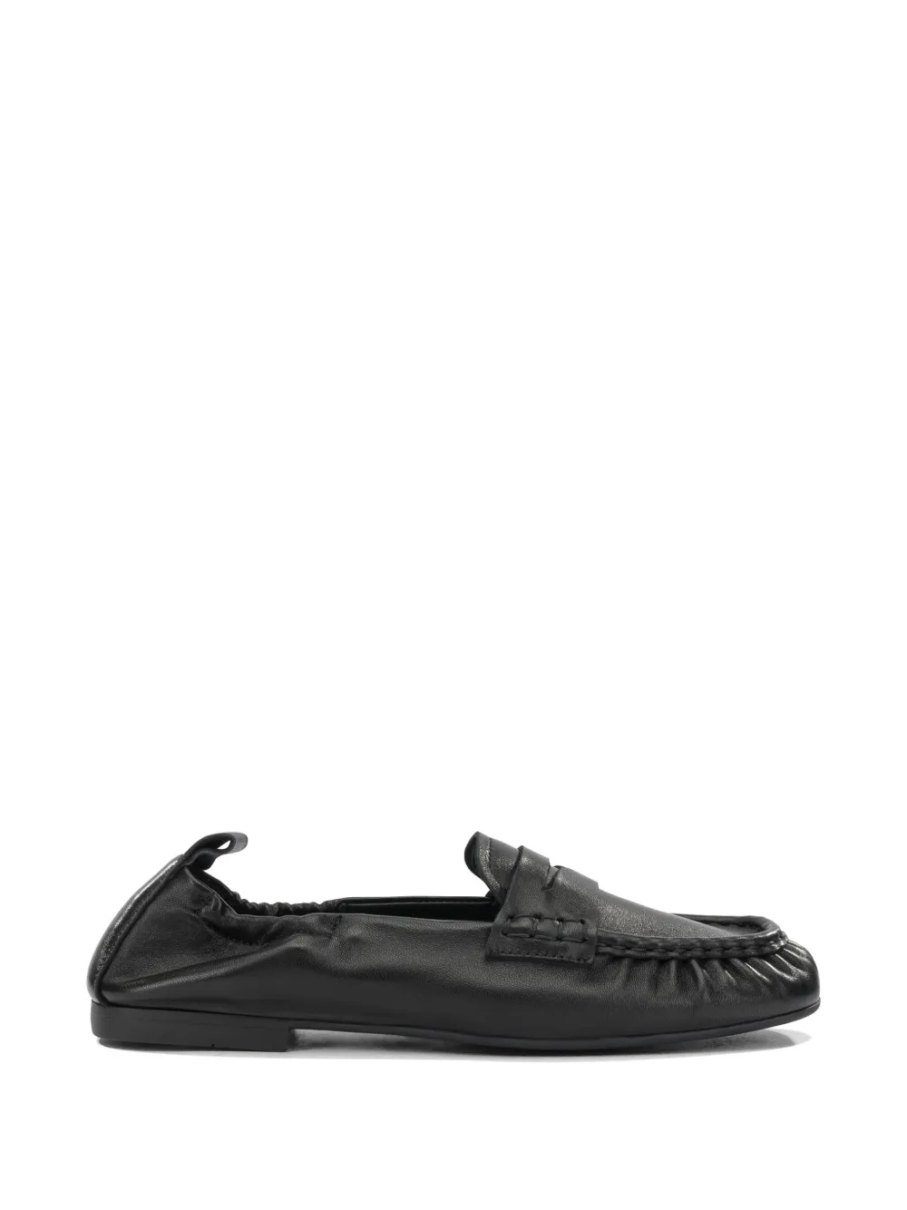 Copenhagen elasticated leather loafers - Nero