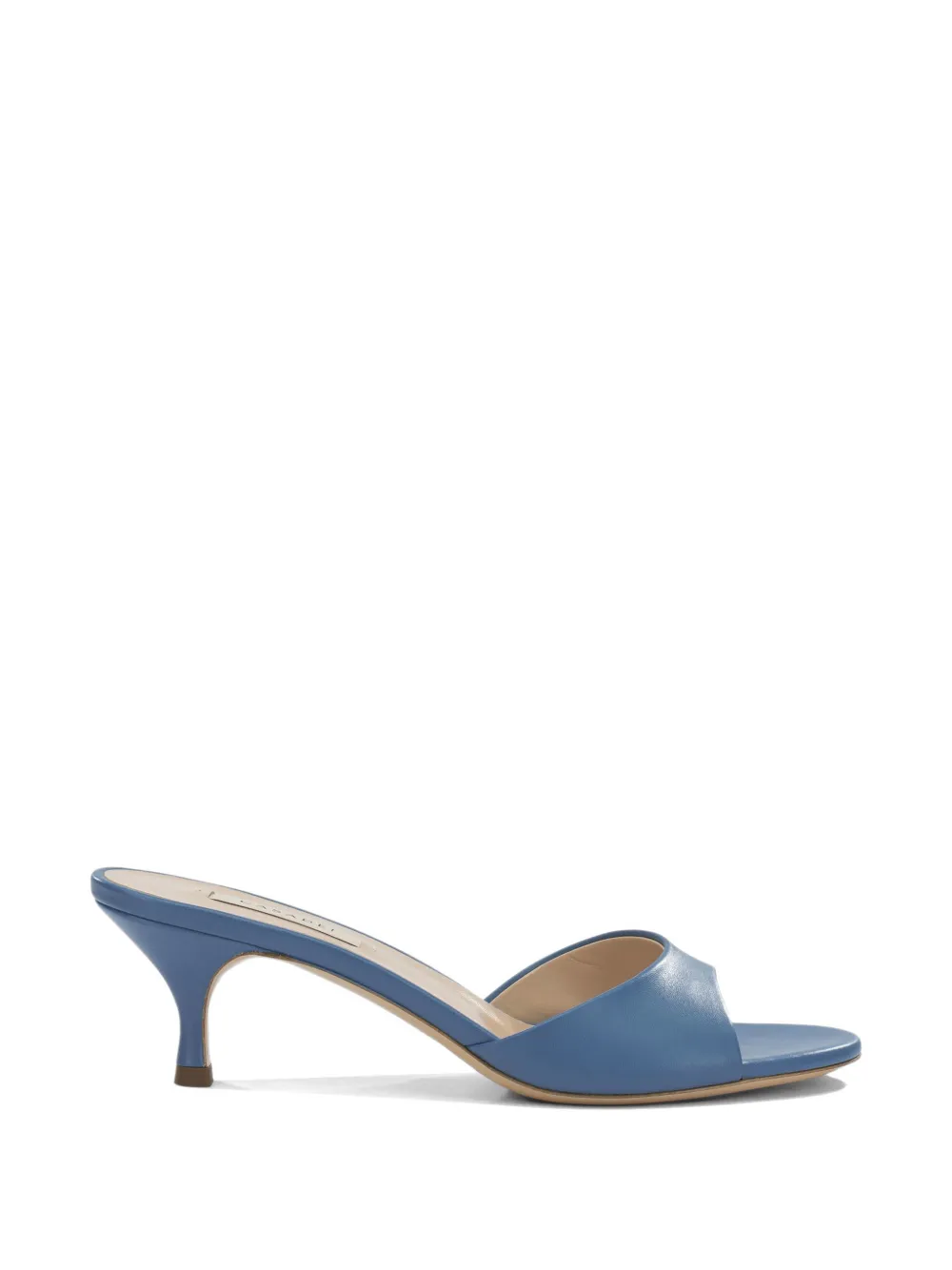 Casadei leather kitten-heel pumps - Blu