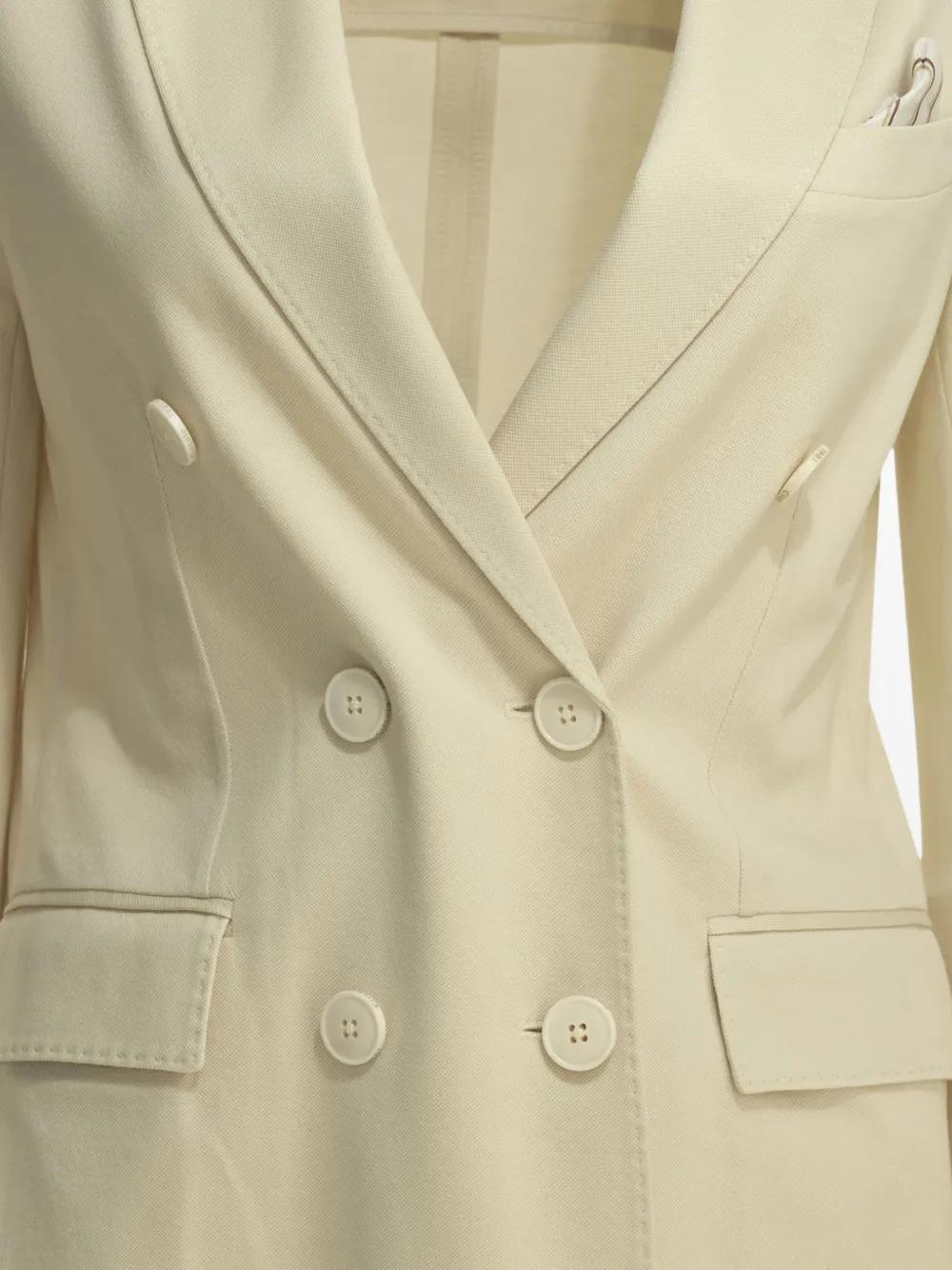 Circolo 1901 Blazer met dubbele rij knopen en puntige revers Beige