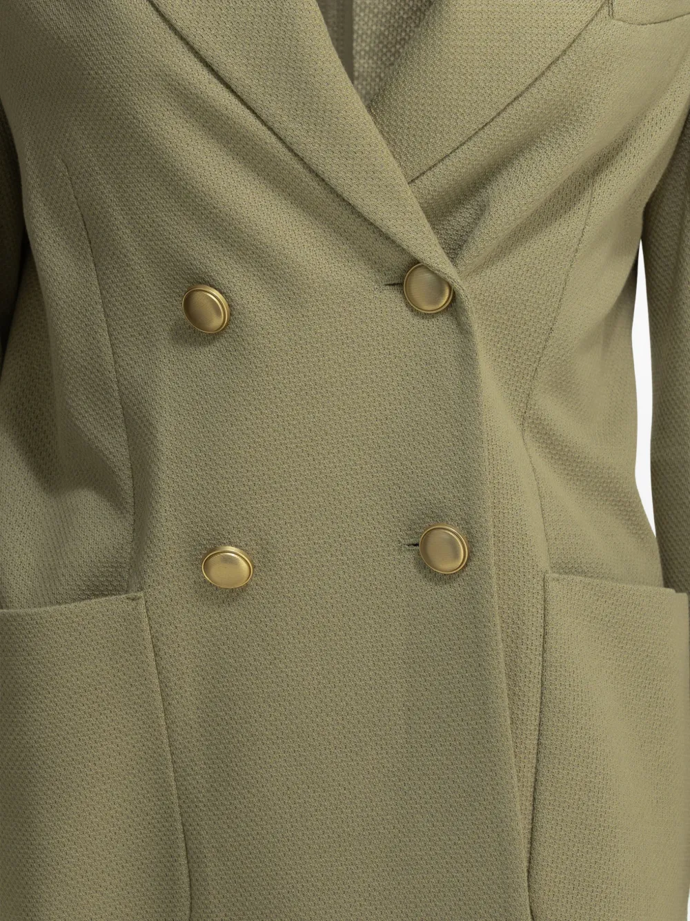 Circolo 1901 Blazer met dubbele rij knopen Groen
