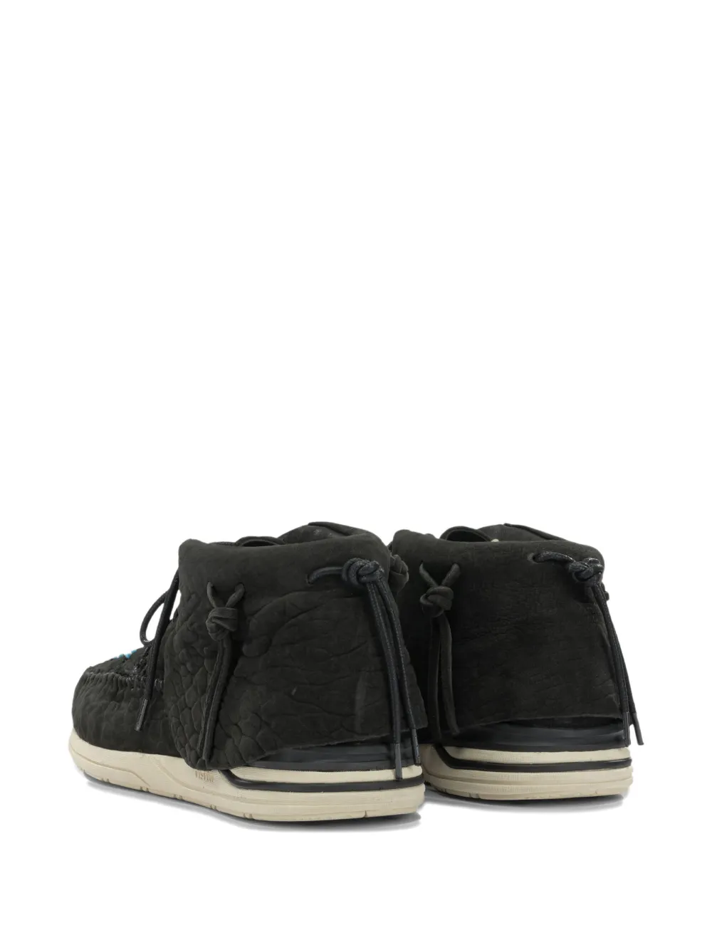 visvim FBT Lhamo-Folk beaded desert boots Zwart