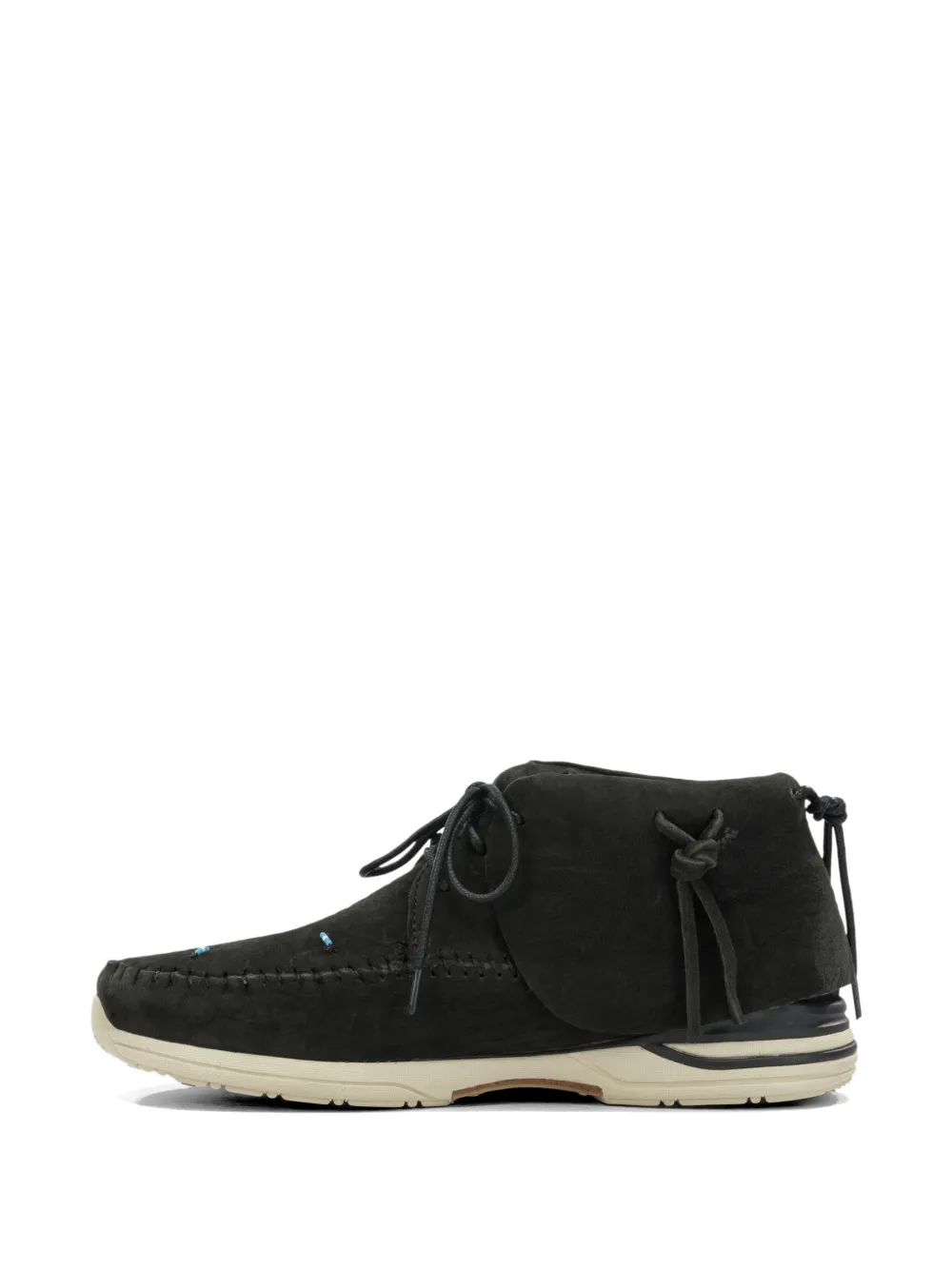 visvim FBT Lhamo-Folk beaded desert boots Zwart