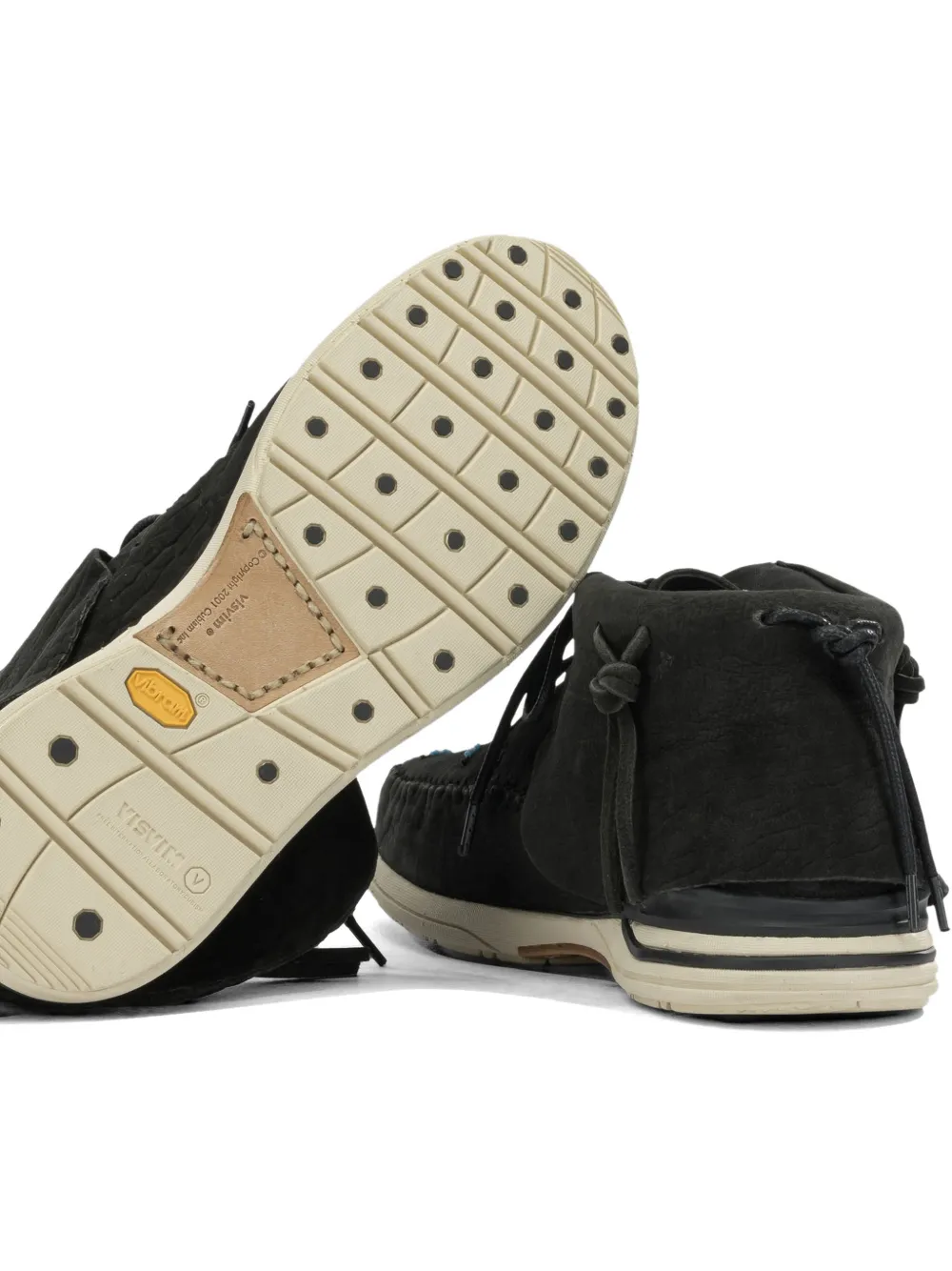 visvim FBT Lhamo-Folk beaded desert boots Zwart