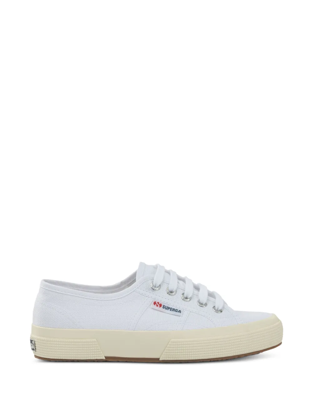 Superga lace-up canvas sneakers - Weiß