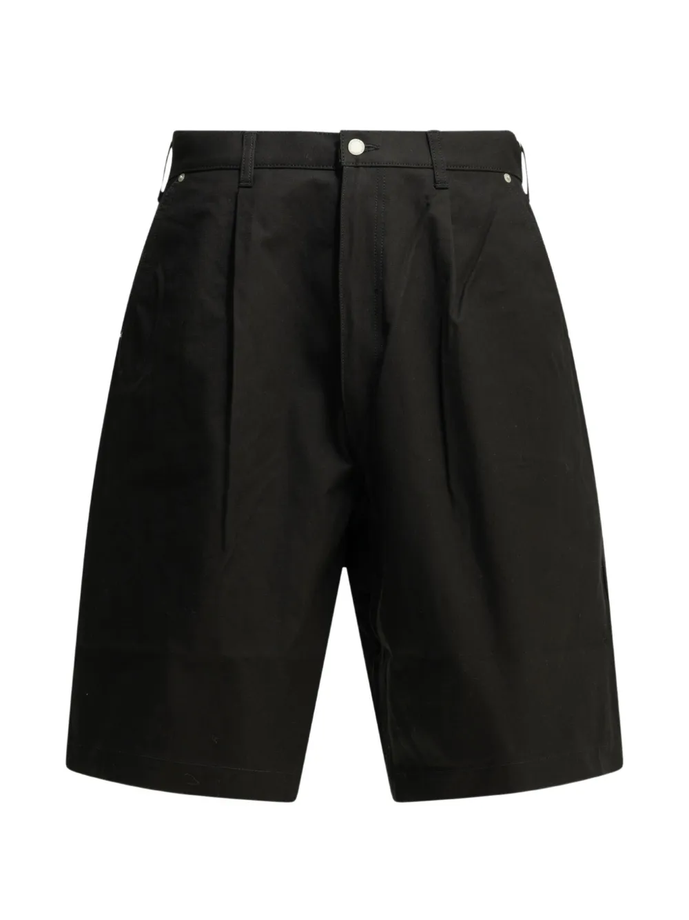 Comme des Garçons Homme pleated cotton shorts - Nero