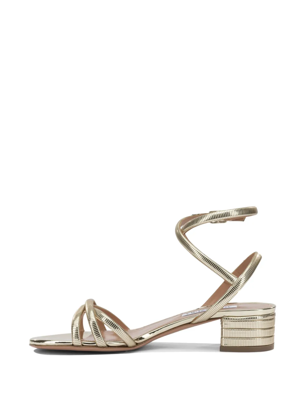 Aquazzura Heatwave strappy sandals Goud