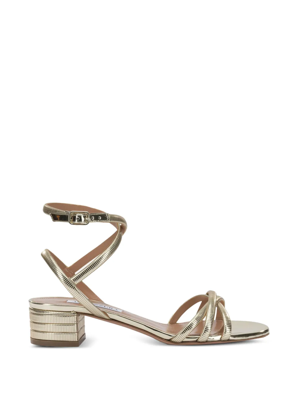 Aquazzura Heatwave strappy sandals Goud