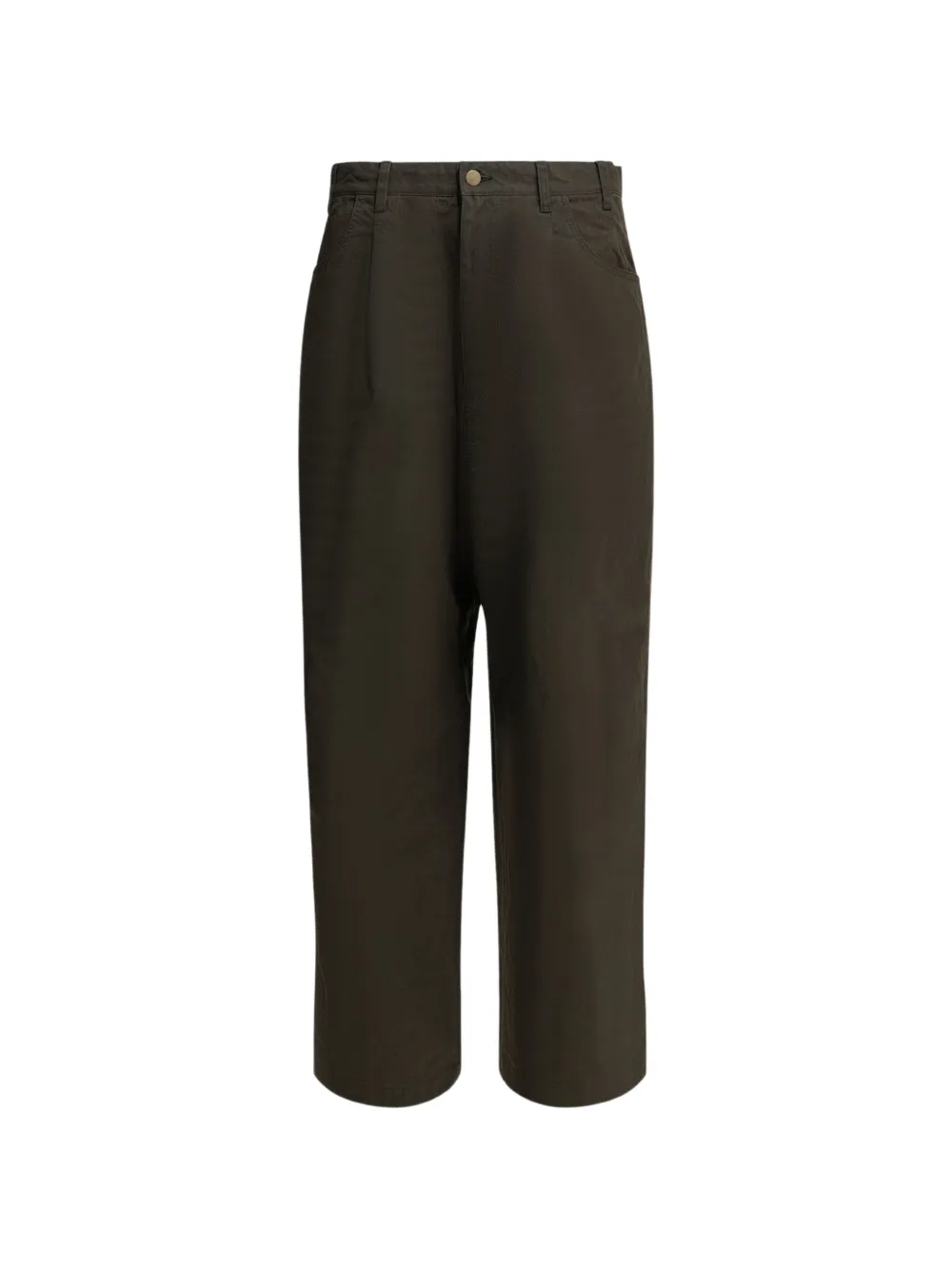 Comme des Garçons Homme pleated straight-leg trousers - Grün