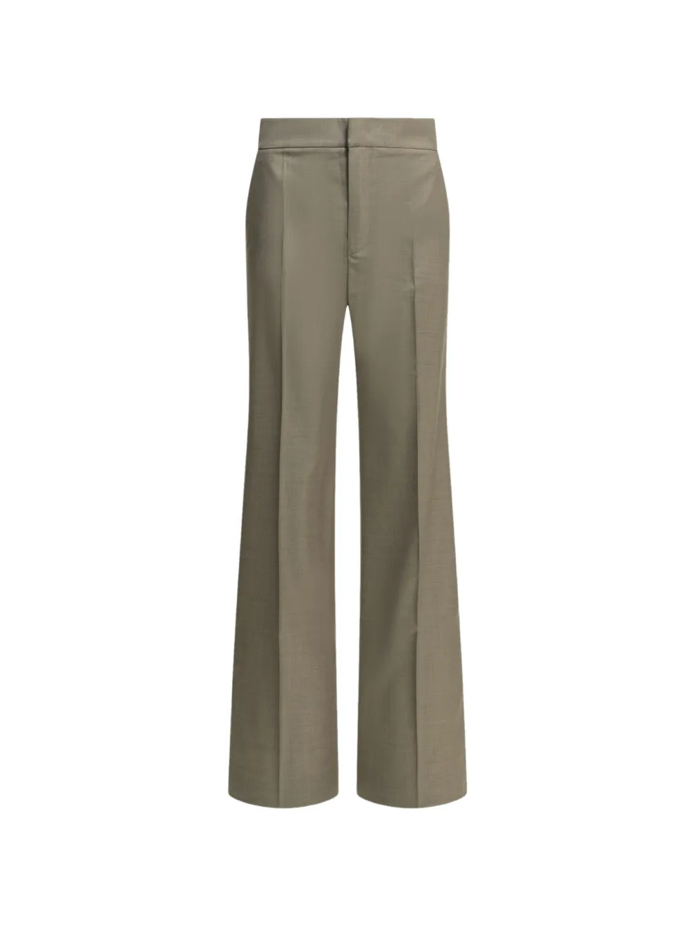 SA SU PHI pressed-crease wide-leg trousers - Grigio