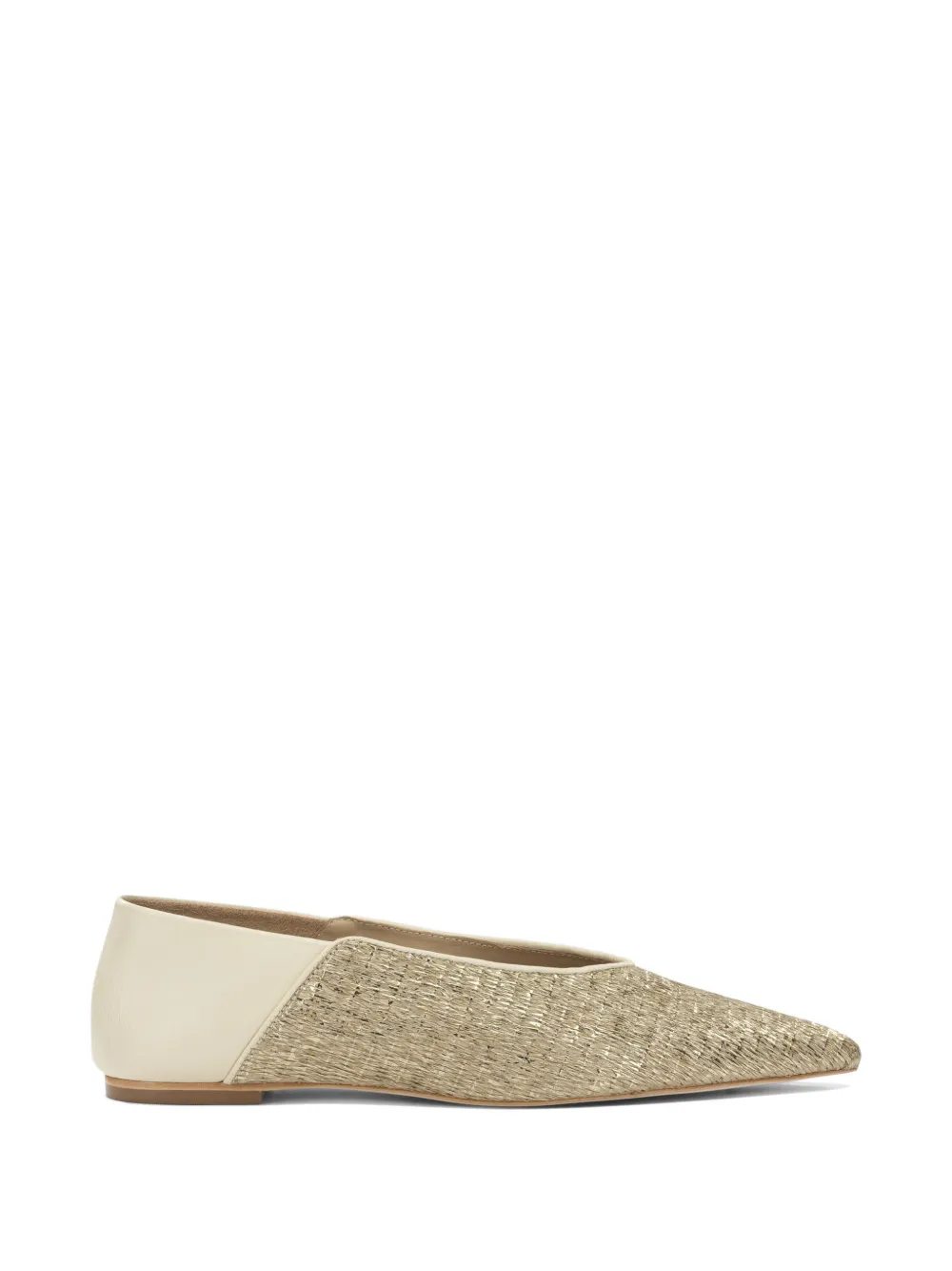AMMB MILANO pointed-toe ballet flats - Oro