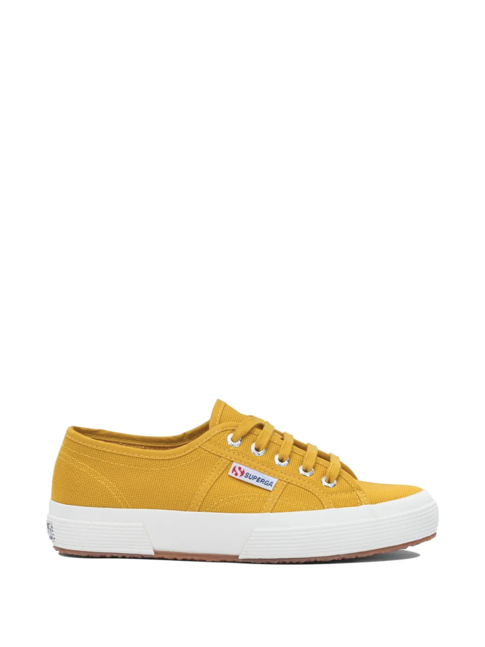 Superga 2750 Cotu Classic lace-up canvas sneakers Geel