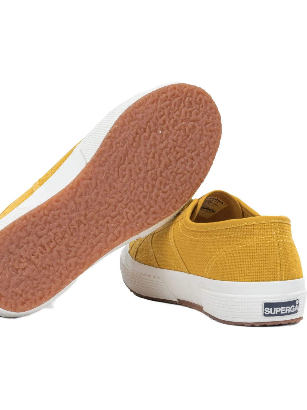 Superga 2750 Cotu Classic lace-up canvas sneakers Geel