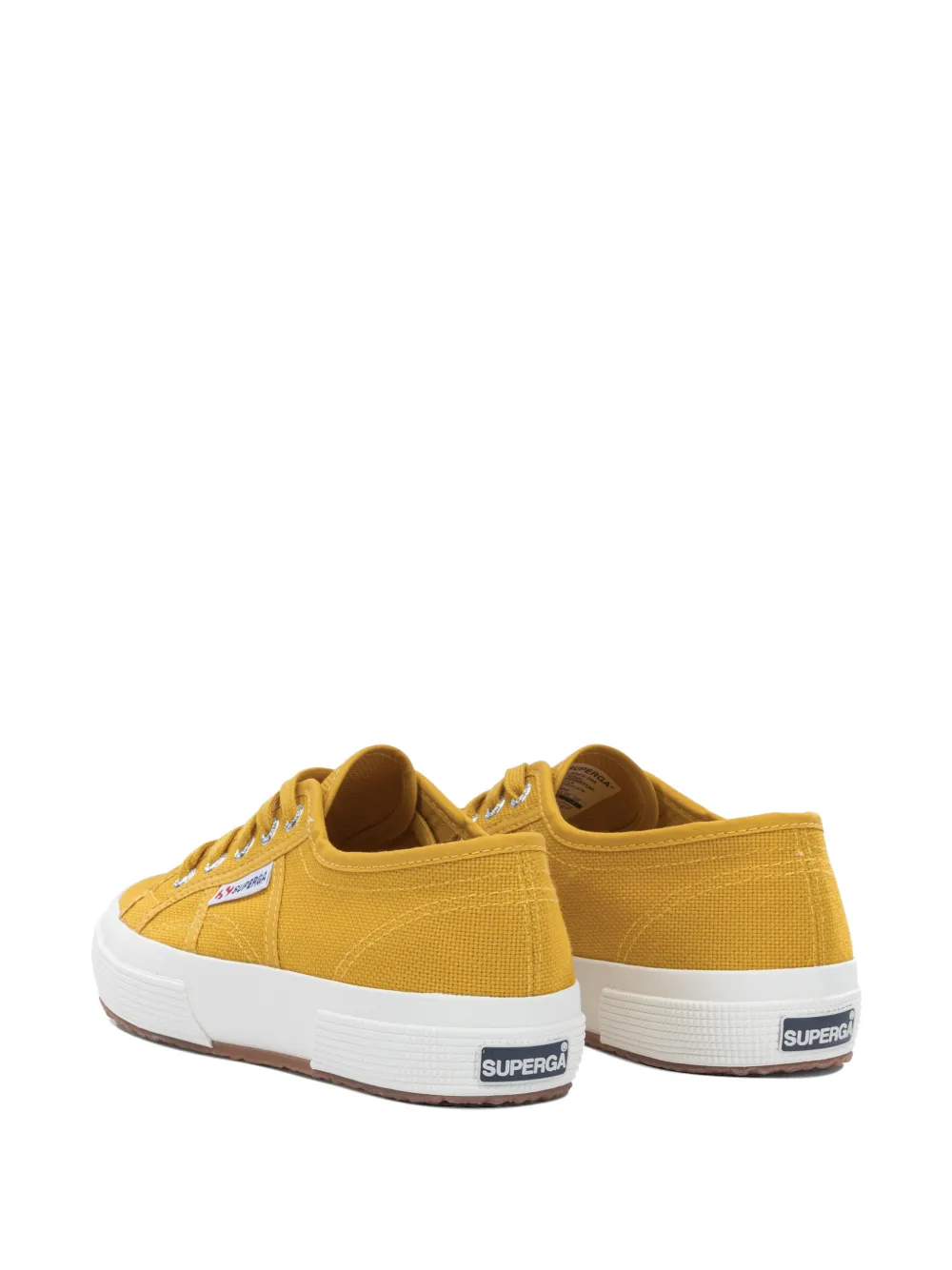 Superga 2750 Cotu Classic lace-up canvas sneakers Geel