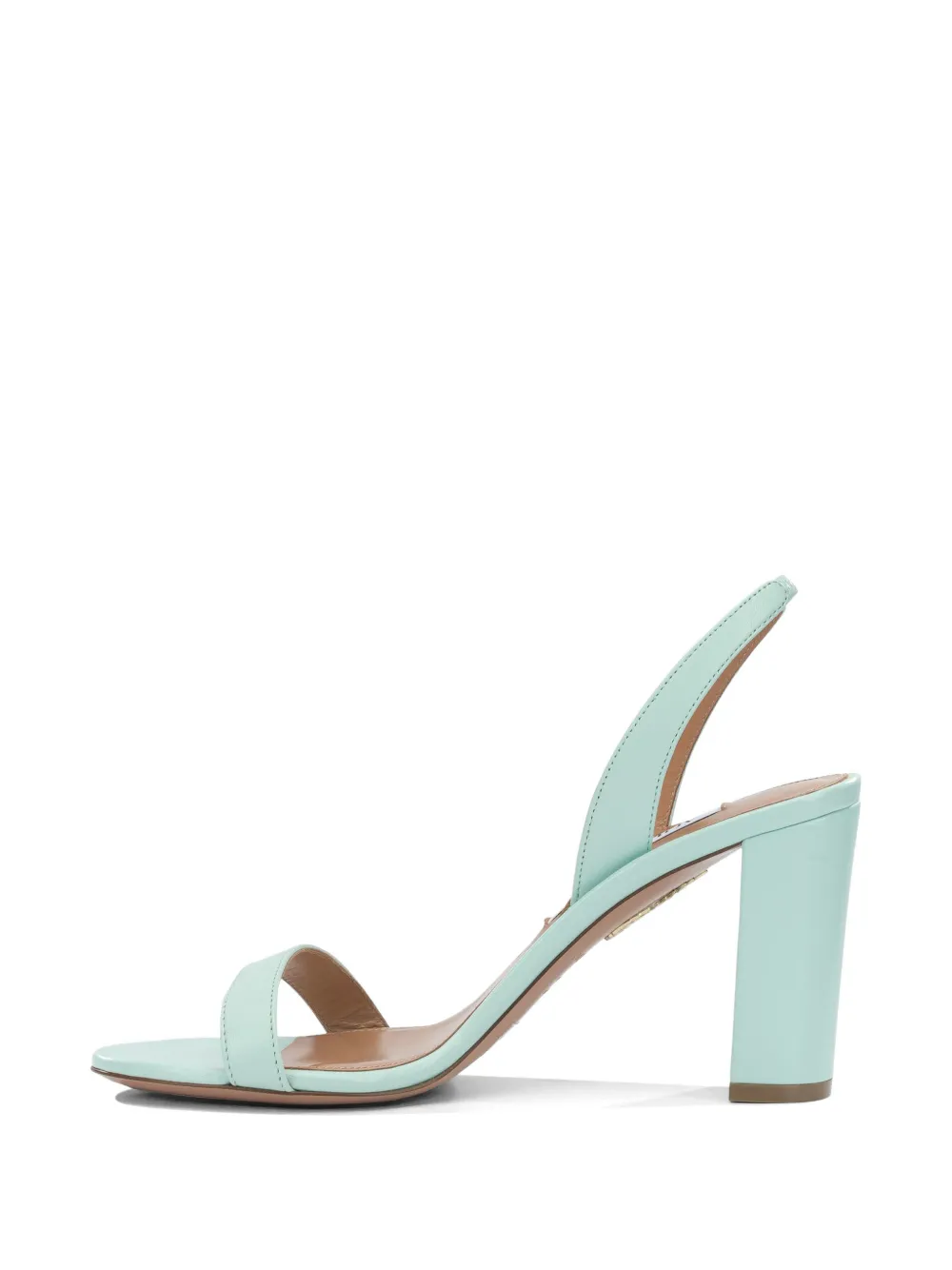 Aquazzura So Nude Block 85 sandals Blauw