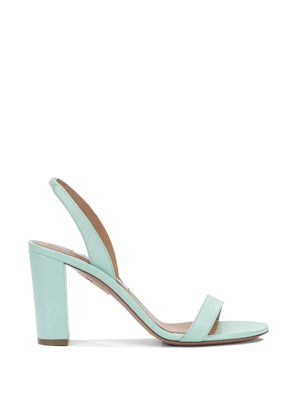 Aquazzura So Nude Block 85 sandals Blauw