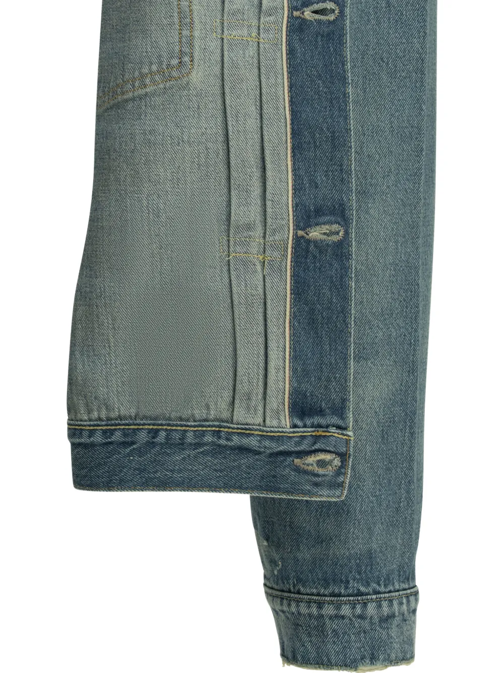 Levi's 1936 Type I geplooid denim jack Blauw