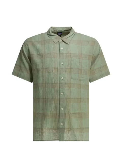 Patagonia A/C check-pattern seersucker shirt