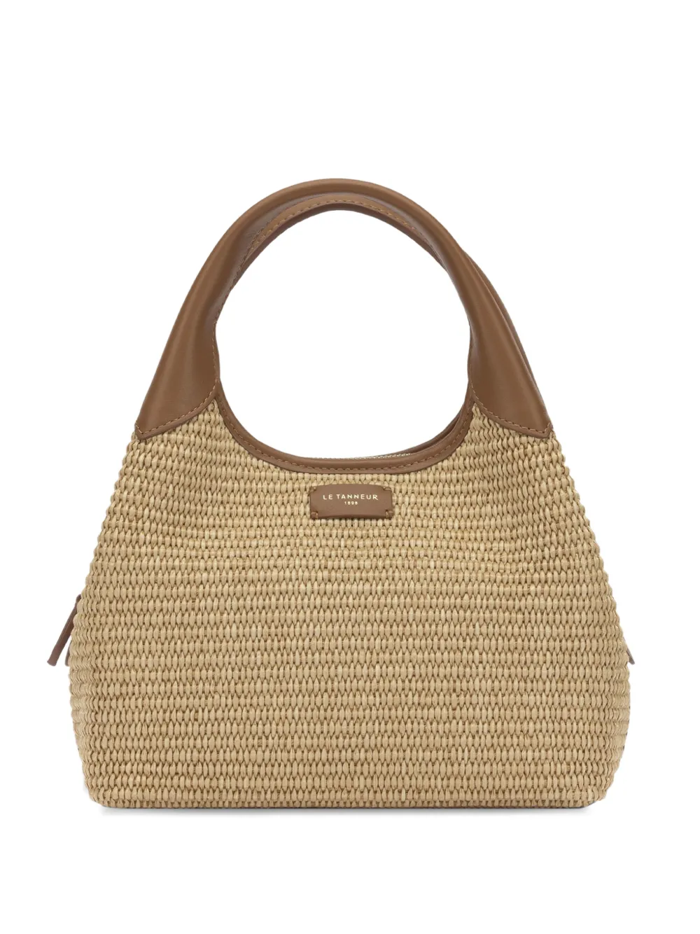 Le Tanneur smallcJuliette leather-trim tote bag - Toni neutri