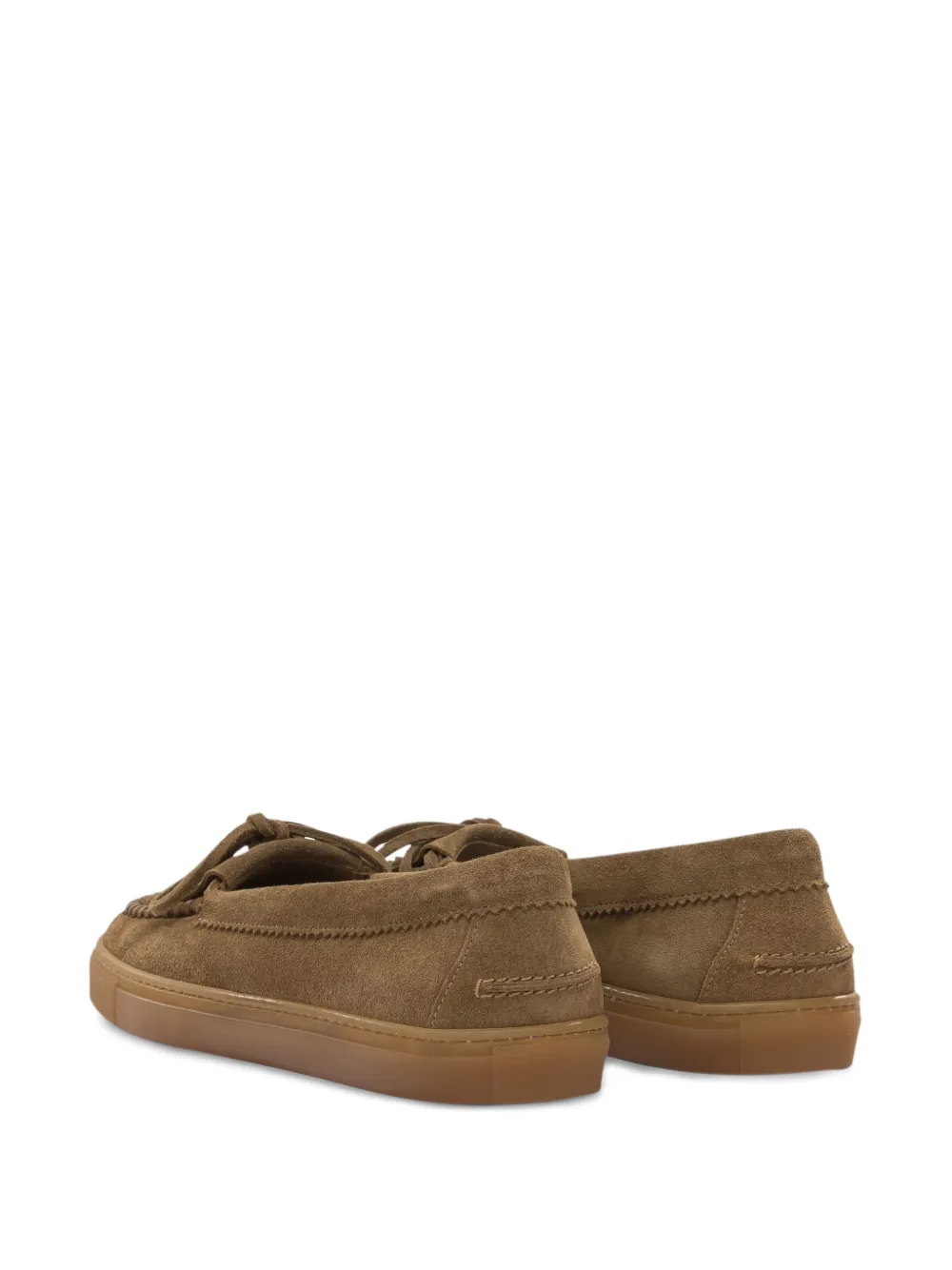 Copenhagen fringed suede loafers Bruin