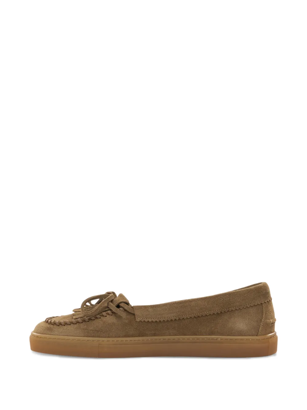 Copenhagen fringed suede loafers Bruin