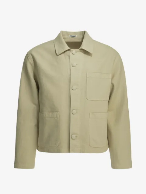 Auralee manteau à poches plaquées