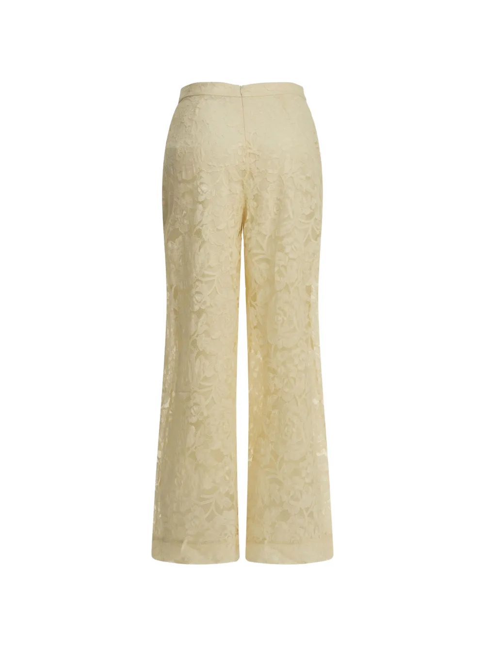 ZIMMERMANN Carousel broek met bloemenkant Beige