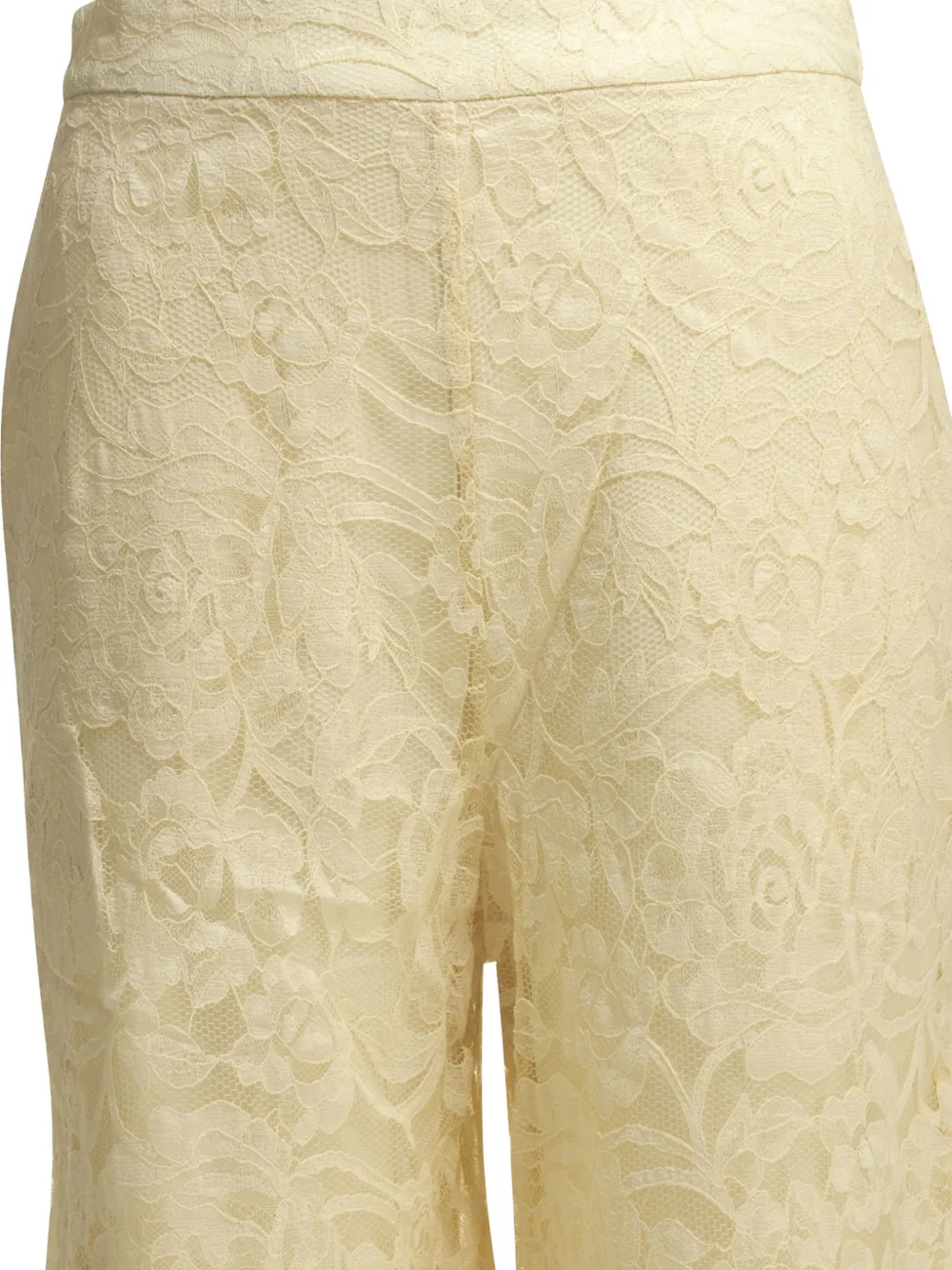 ZIMMERMANN Carousel broek met bloemenkant Beige