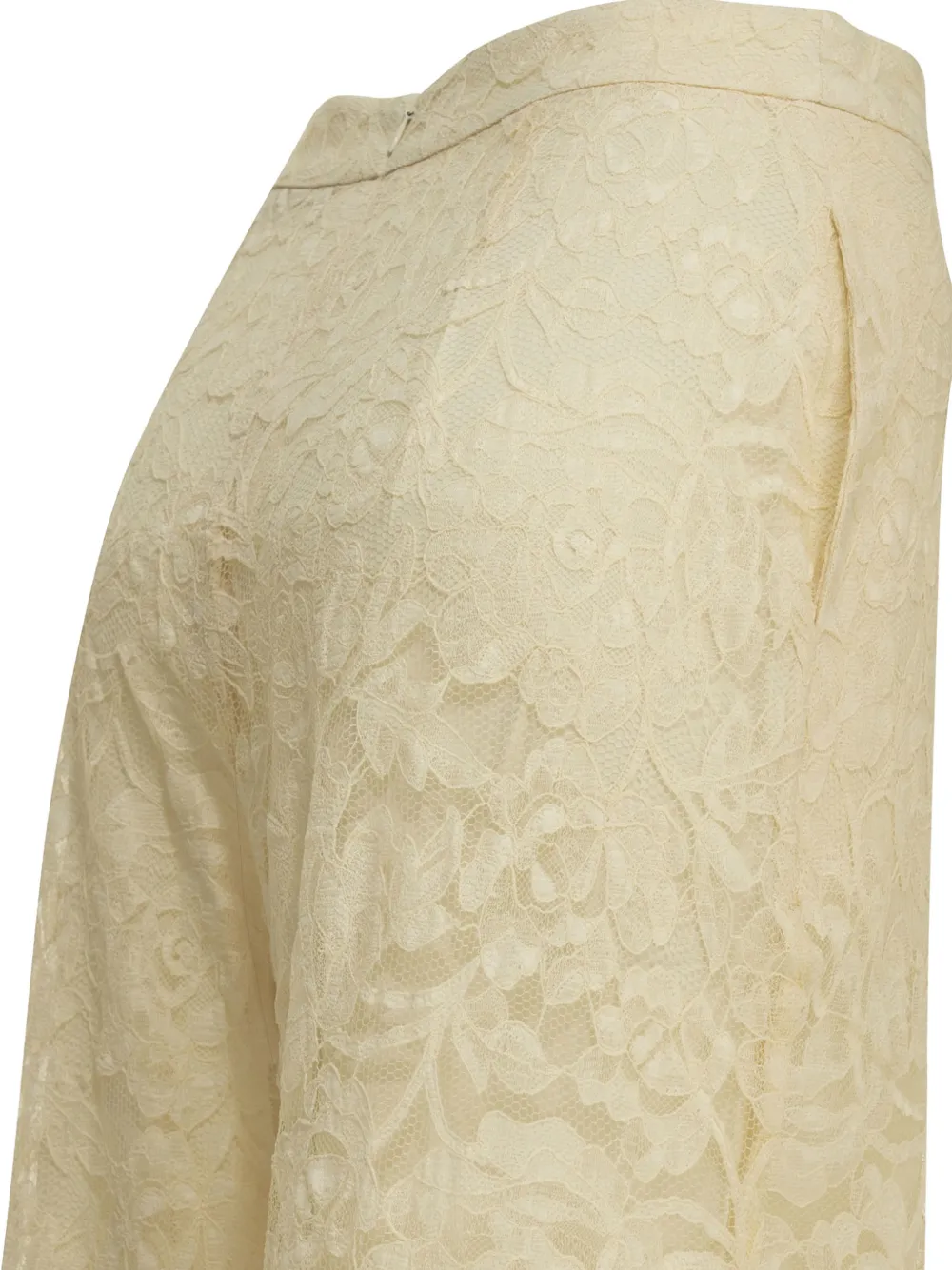 ZIMMERMANN Carousel broek met bloemenkant Beige