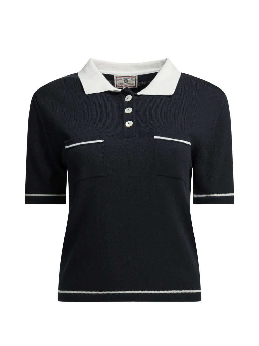 Ines De La Fressange Fran polo top - Blu