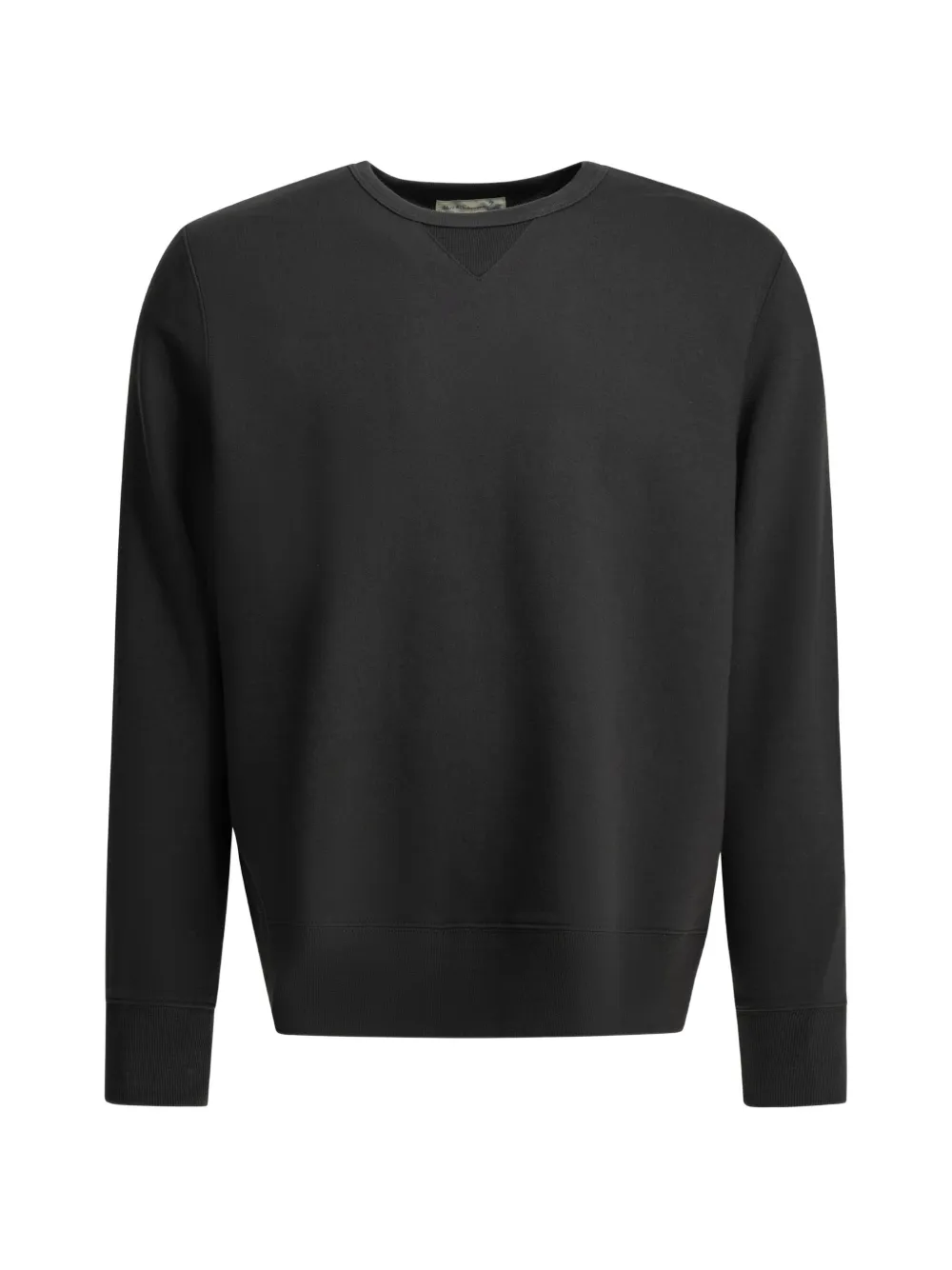 Merz B. Schwanen ribbed-trim cotton sweater - Nero