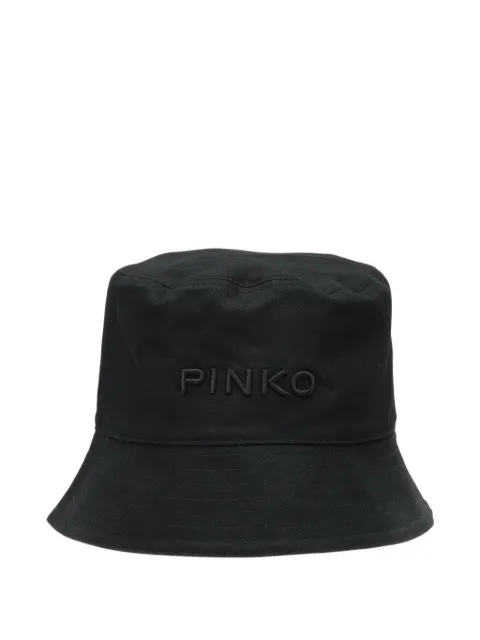 PINKO logo-embroidered bucket hat