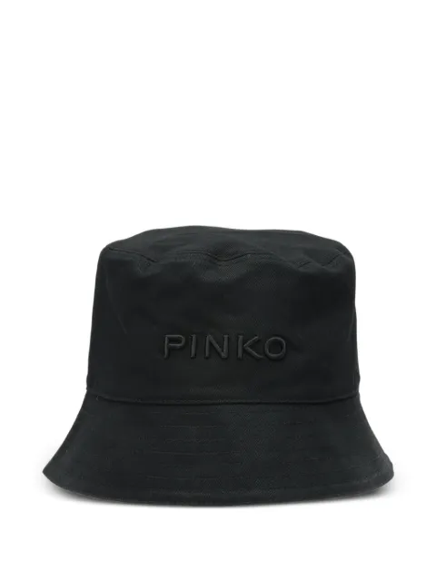 PINKO logo-embroidered bucket hat
