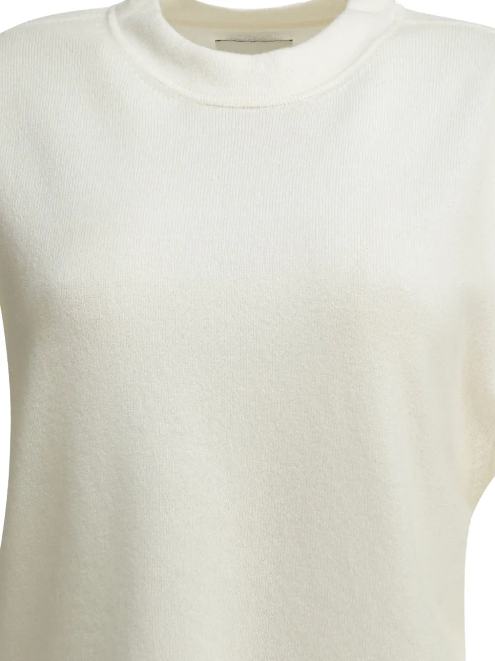 SA SU PHI Kasjmier cropped T-shirt Beige