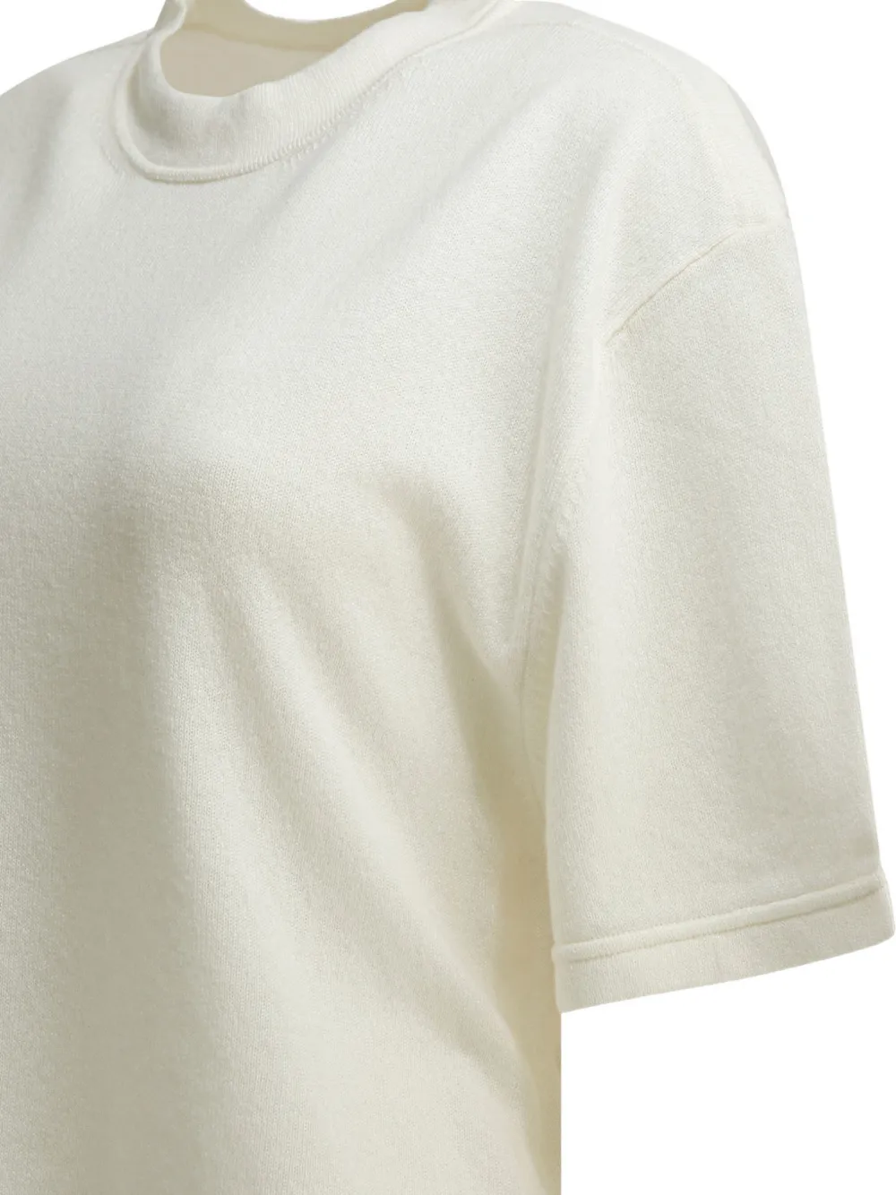 SA SU PHI Kasjmier cropped T-shirt Beige