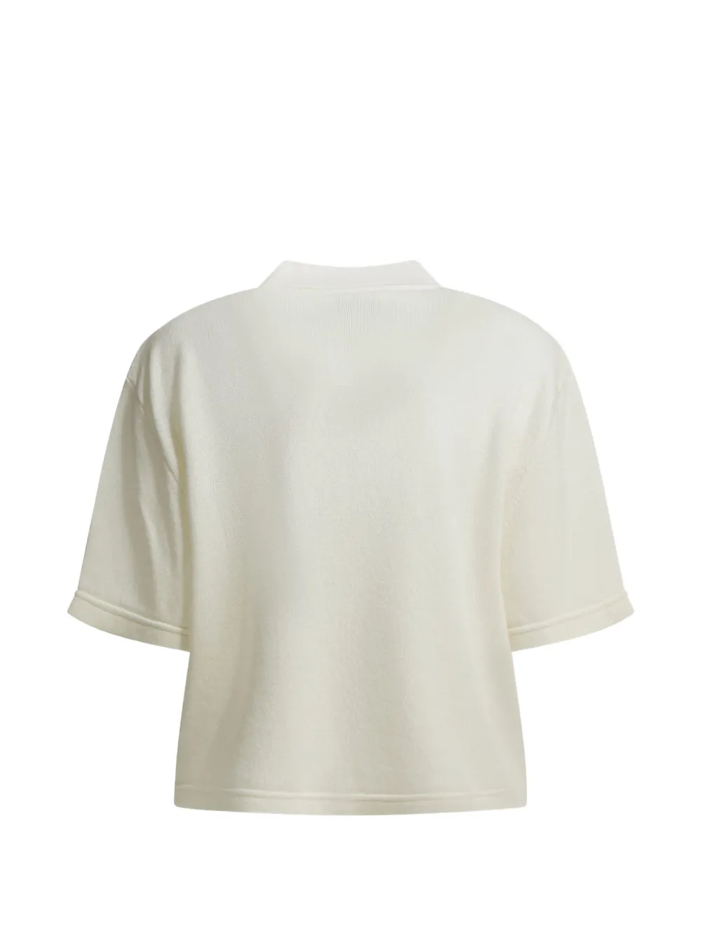 SA SU PHI Kasjmier cropped T-shirt Beige