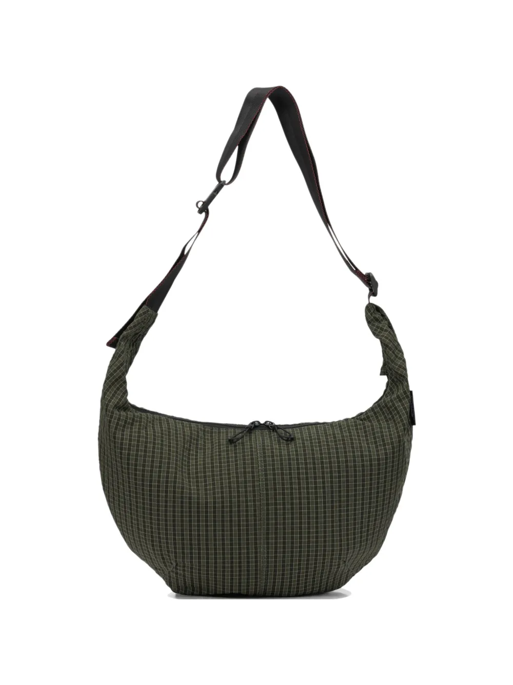 Comme des Garçons Homme grid-pattern shoulder bag - Verde
